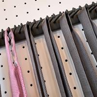 Takataka - fixed tie rack - 25 hooks - brown 3